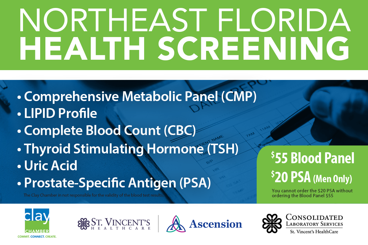 News Paper Add for Northeast Florida Health Screening